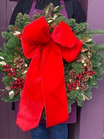 Red Door Wreath*